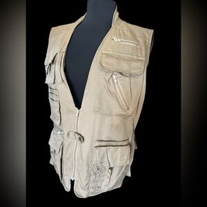 NWOT - Vintage FUJI Photo /Photography / Fishing / Safari / Tool Vest w/ Pockets